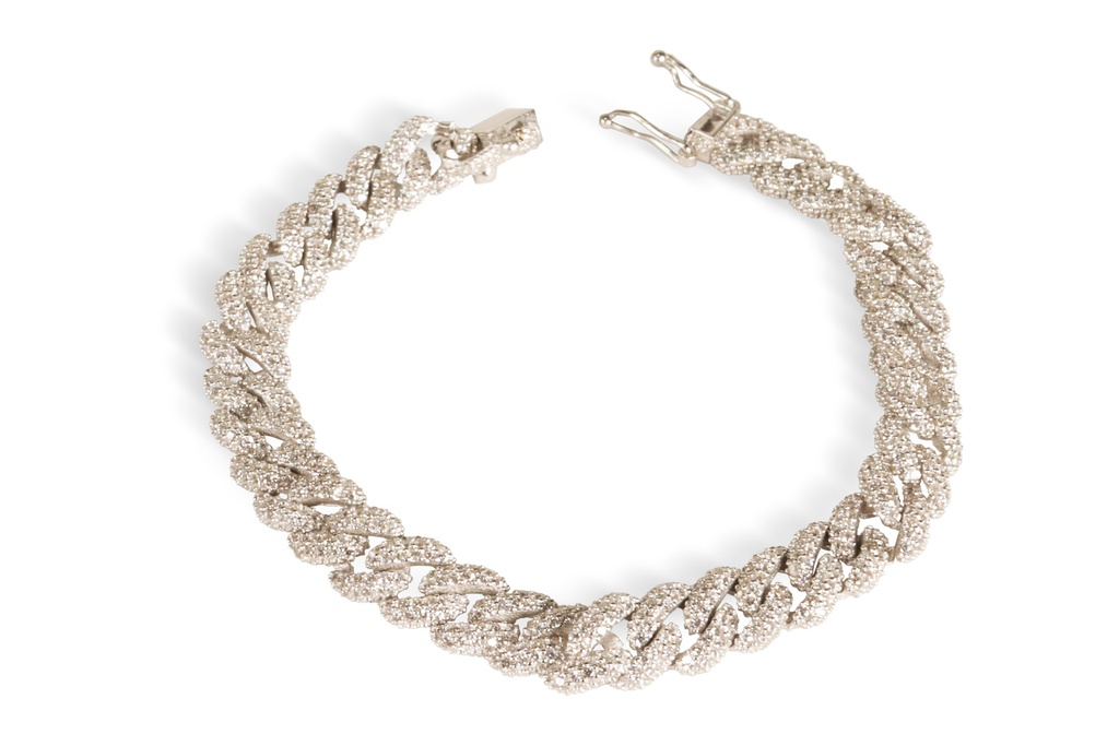 PULSERA DE PLATA Y SULTANITA COOL TWIST